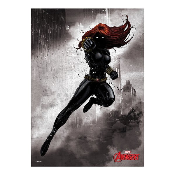 Nástěnná cedule Marvel Dark Edition - Black Widow