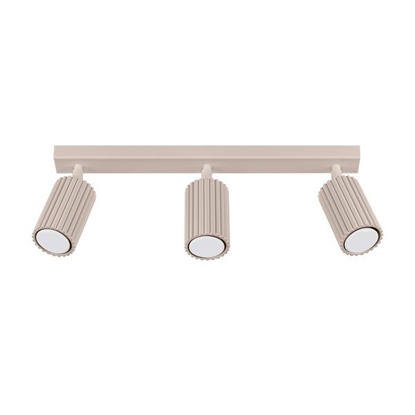 Кафяво-сив метален прожектор 6,5x45 cm Gleam – Sollux