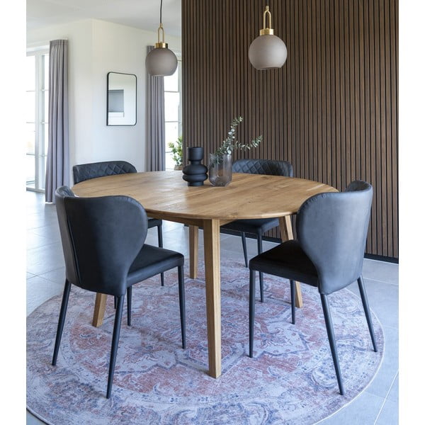 Тъмносиви трапезни столове в комплект от 4 броя Pisa - House Nordic-image-1