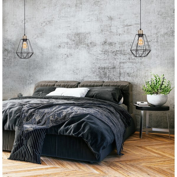 Черно метално висящо осветително тяло ø 19 cm Primo - Candellux Lighting-image-1