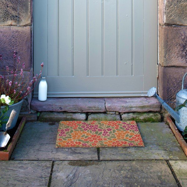Изтривалка от кокосови влакна 40x60 cm Floral – Artsy Doormats-image-4