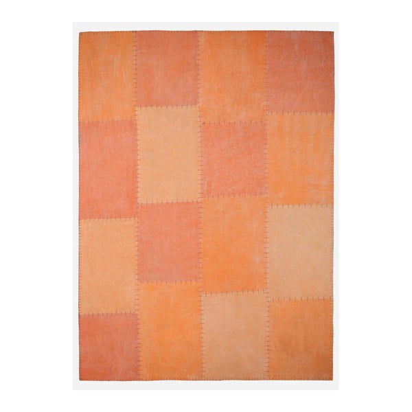 Ručně tkaný oranžový koberec Kayoom Emotion 222 Multi Orange, 80 x 150 cm