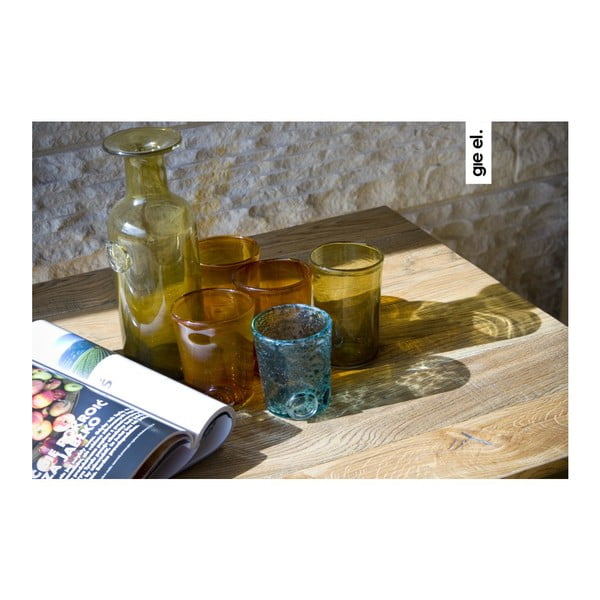 Set tří sklenic, zelená-image-2
