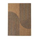 Черен/кафяв килим за открито и закрито 160x230 cm Mira 1453 – Ayyildiz Carpets