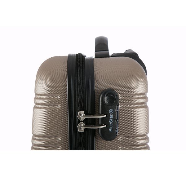 Бежов ръчен куфар на колелца Bilbao, 35 л - Bluestar-image-3