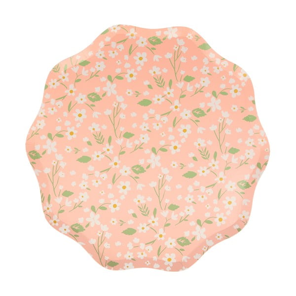 Хартиени чинийки за еднократна употреба в комплект 12 бр. Ditsy – Meri Meri-image-3