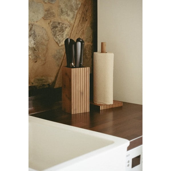 Бамбукова кухненска стойка за кърпи в естествен цвят Mera – Wenko-image-1
