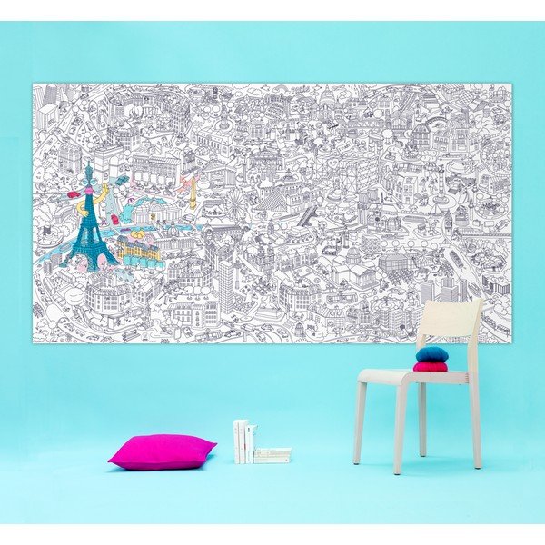 Omalovánka OMY Paris XXL, 180 x 100 cm-image-1