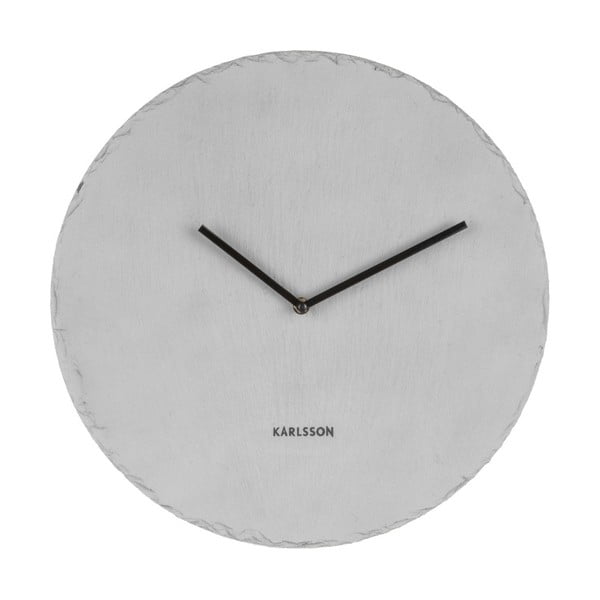 Стенни часовници в шистово сиво Шистово, ⌀ 40 cm - Karlsson