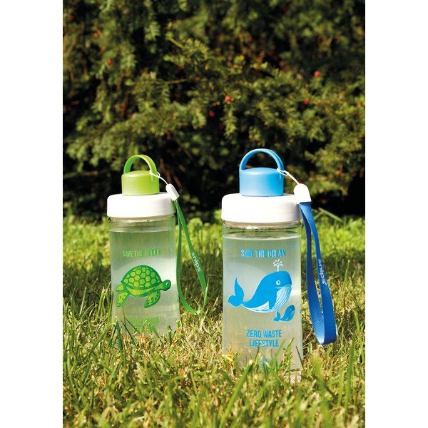 Бутилка за синя вода Whale, 500 ml Save the Ocean - Snips-image-3