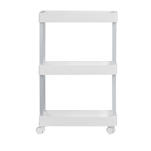 Бял пластмасов подвижен рафт 45x80 cm Mino - Wenko-image-3