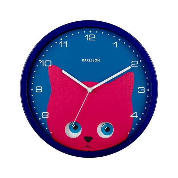 Детски часовник ø 31 cm Peekaboo Cat – Karlsson