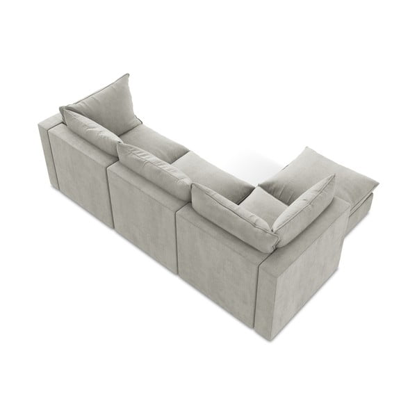 Светлосив ъглов диван (ляв ъгъл) Manao – Makamii-image-3