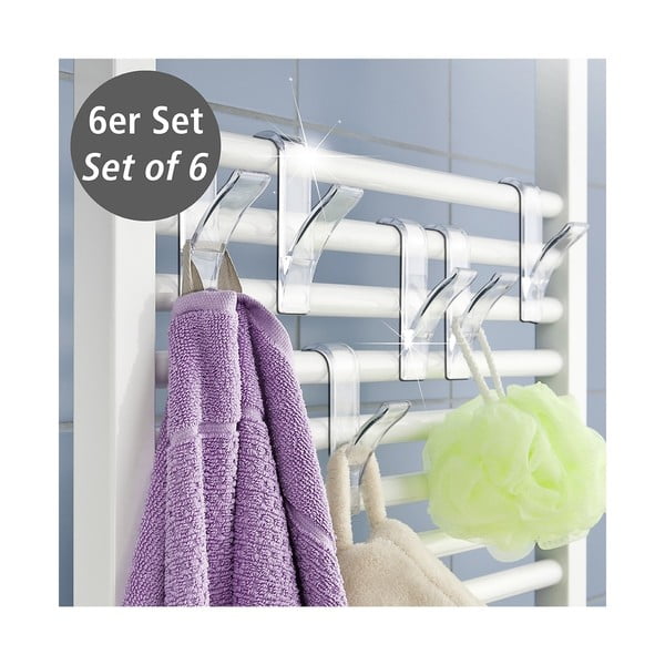 Комплект от 6 куки за радиатор Кука - Wenko-image-1