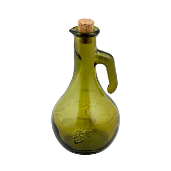 Зелена бутилка за оцет от рециклирано стъкло , 500 ml Di Vino - Ego Dekor