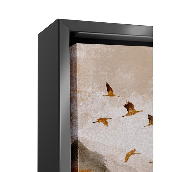 Печатна картина с включена рамка 60x80 cm Golden Peaks II – Styler-image-2