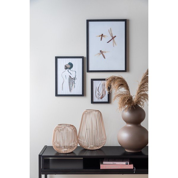 Светлокафяв настолен фенер Фенер, височина 21 cm - PT LIVING-image-1