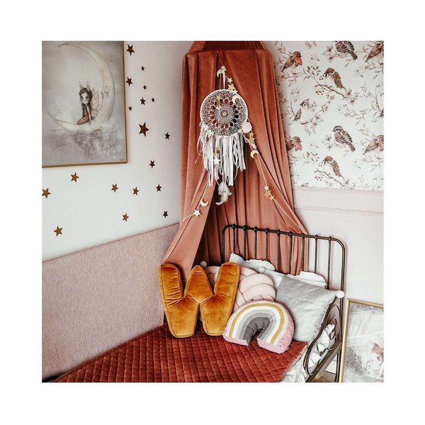 Ватирана бебешка покривка за легло 160x100 cm Posh Velvet - Yellow Tipi-image-4