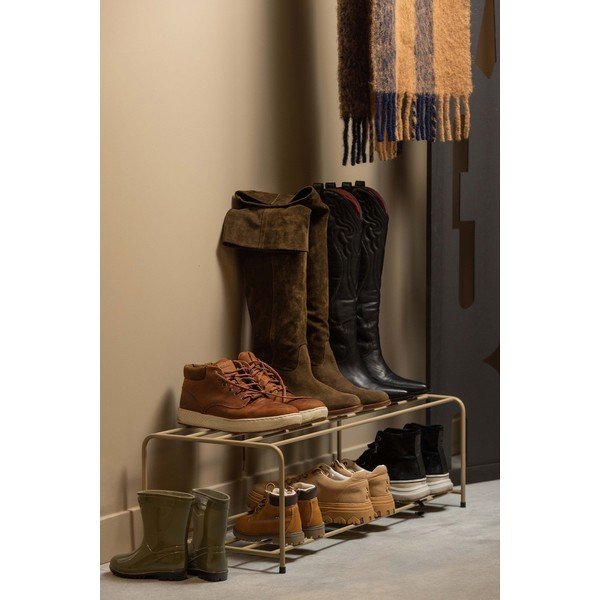 Светлокафяв метален рафт за обувки Josse - WOOOD-image-1