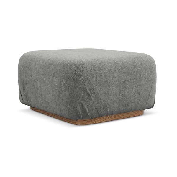 Сива модулна табуретка от букле Ailani – Makamii-image-1