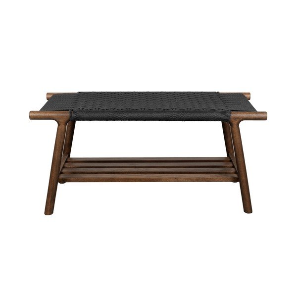 Пейка от масивно дърво в тъмно естествен цвят Kintaro – Dutchbone