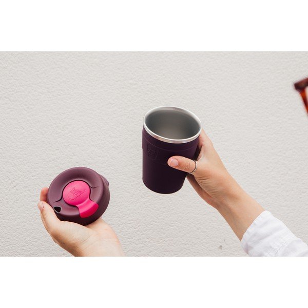 Лилава чаша за пътуване с капак , 454 ml Kangaroo Paw - KeepCup-image-1