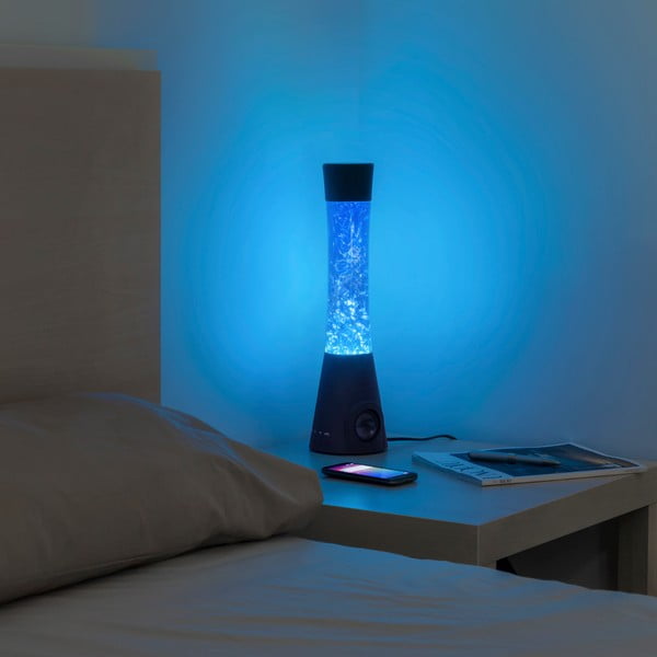 Поток Glitter Lamp Настолна водна лампа с високоговорител - InnovaGoods