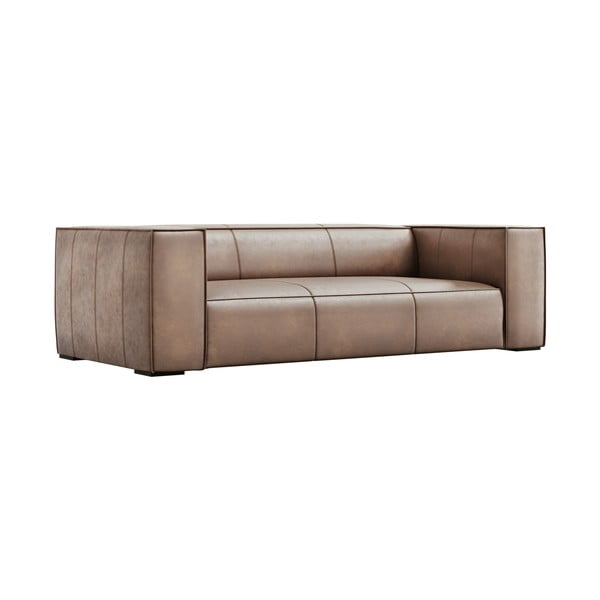 Светлокафяв кожен диван 227 см Madame - Windsor & Co Sofas-image-2