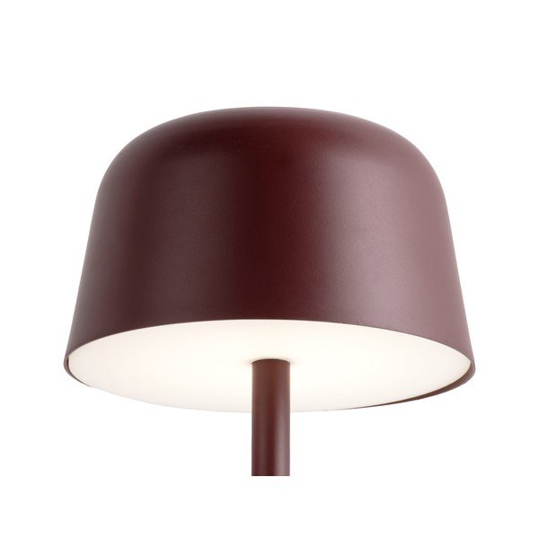 Настолна LED лампа в цвят бордо (височина 28 cm) Brio - Leitmotiv-image-2