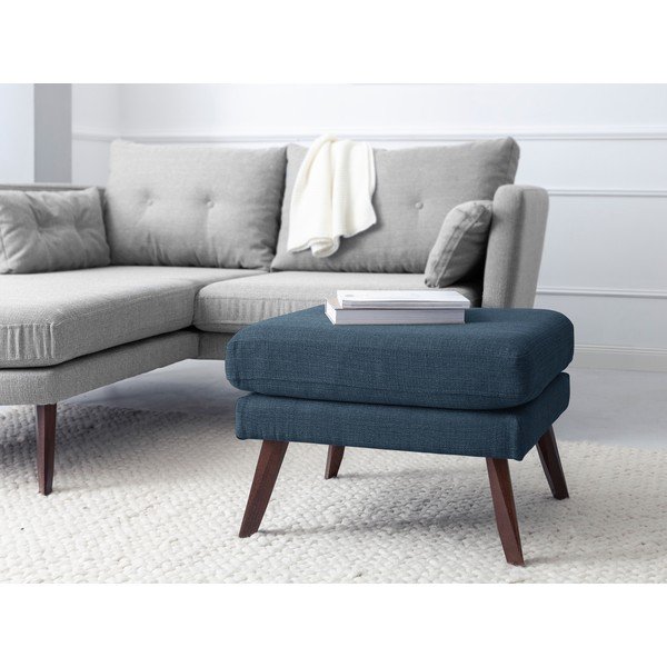 Синя табуретка Елена - Mazzini Sofas-image-1