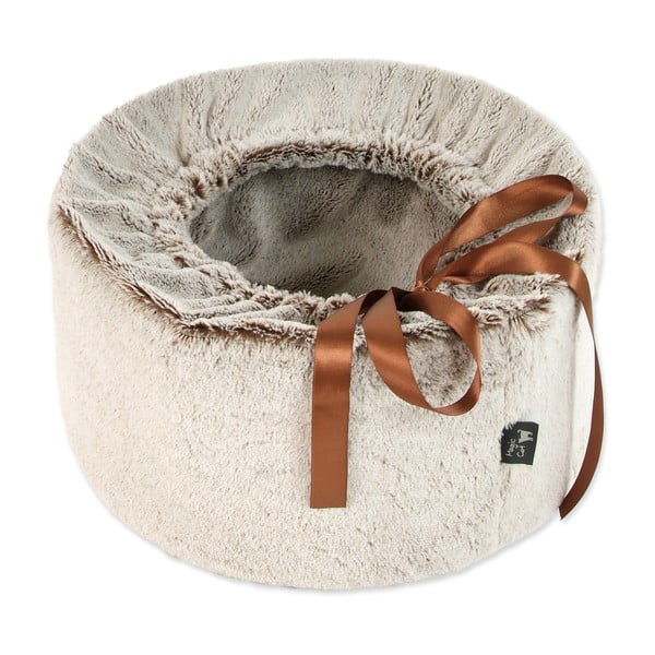 Светлокафяво легло за домашни любимци ø 40 cm Magic Cat  – Plaček Pet Products