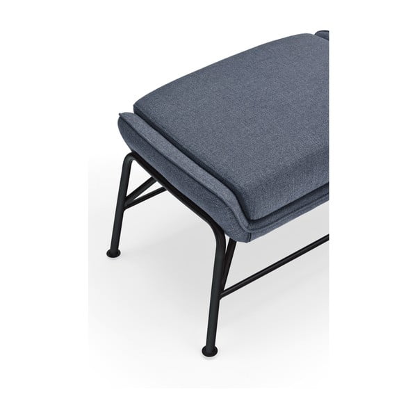 Тъмно синьо столче за крака Sadira - Teulat-image-4