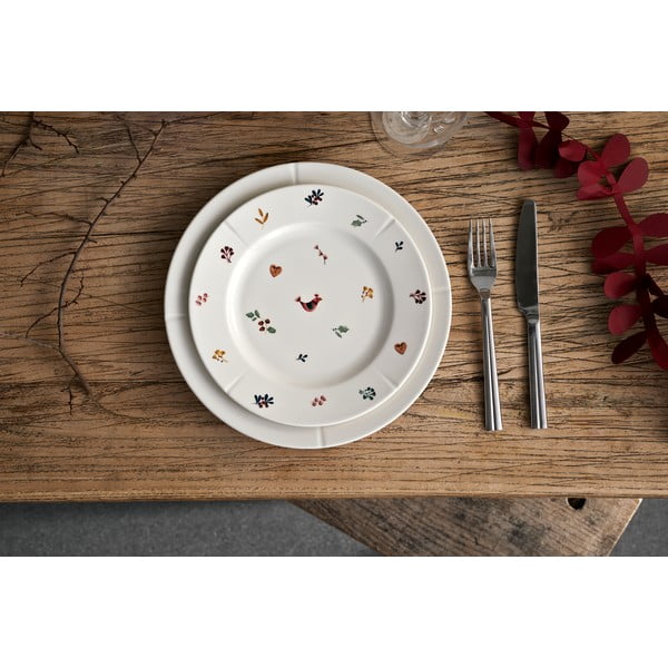 Бяла порцеланова чиния ø 23 cm Grand Cru Cottage – Rosendahl-image-1