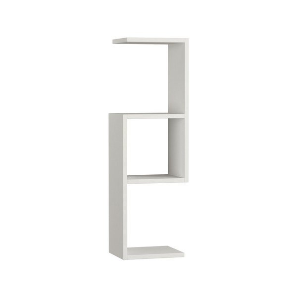 Бял стенен рафт Dibi White - Decortie