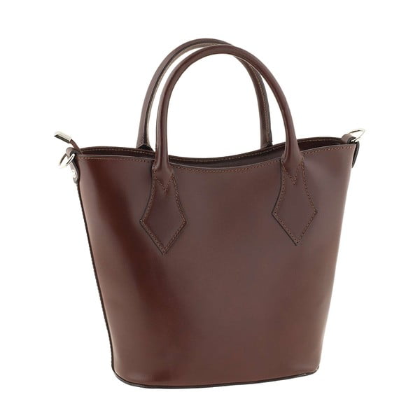Kožená kabelka Teggie Brown-image-1