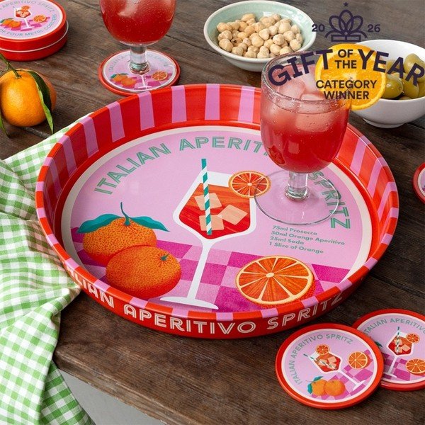 Метална тава ø 33 cm Aperitivo Spritz – Rex London-image-1