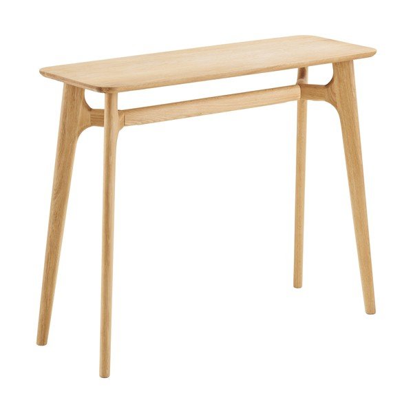 Конзолна маса от декор от дъб  в светло естествен цвят 35x100 cm Rennes – House Nordic
