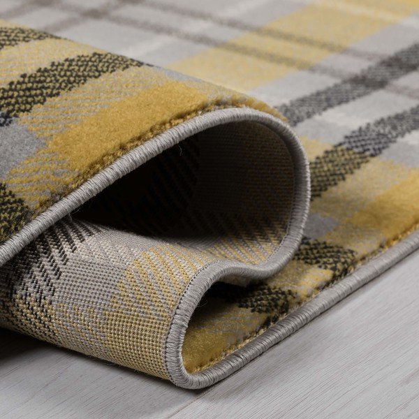 Жълто-сив килим Highland, 160 x 230 cm - Flair Rugs-image-3