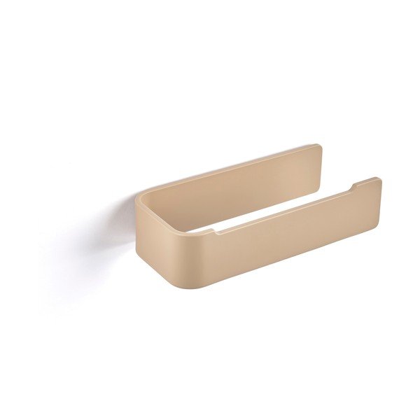 Бежов стенен метален държач за тоалетна хартия Ume – Zone-image-2