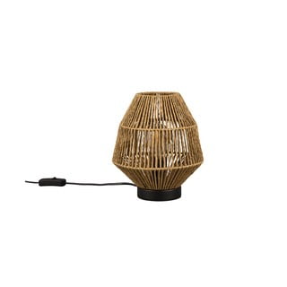 Кафява настолна лампа (височина 20 cm) Miki - Trio