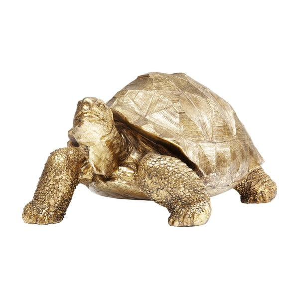 Декоративна фигурка на костенурка в златисто Turtle - Kare Design