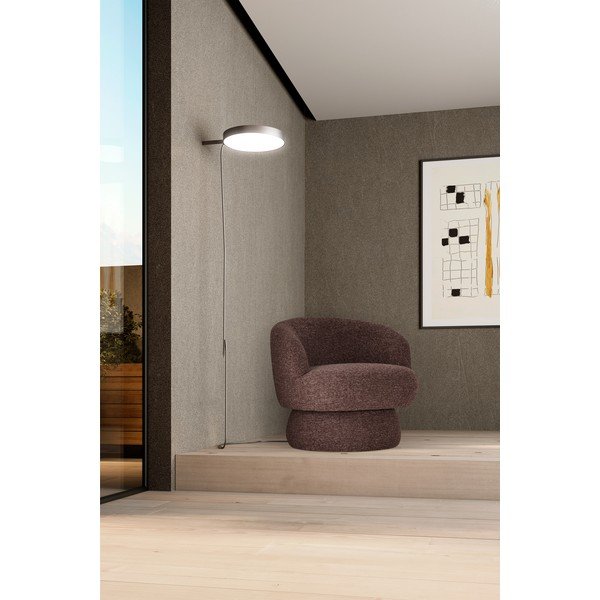 Лилаво/кафяво въртящо се кресло Dali – MOME-image-1