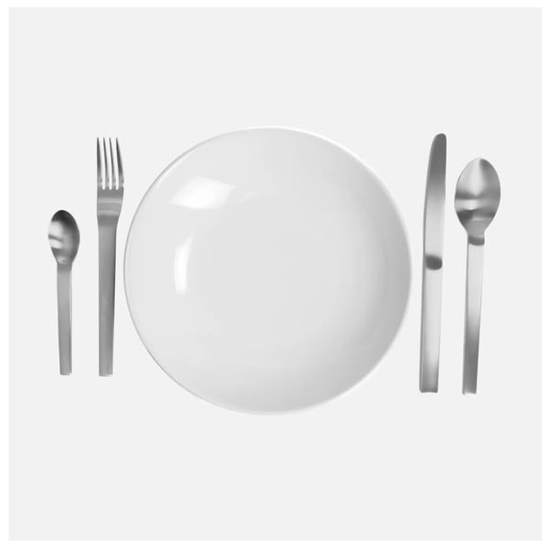 Прибори за хранене от неръждаема стомана в сребрист цвят 24 бр. Boldi – FABINI-image-2