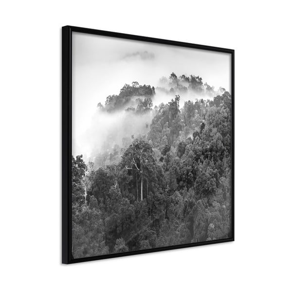 Плакат в рамка , 50 x 50 cm Foggy Forest - Artgeist