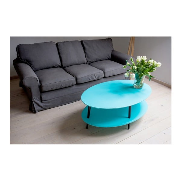 Бяла масичка за кафе с понижена основа OVO Ovo - Ragaba-image-2