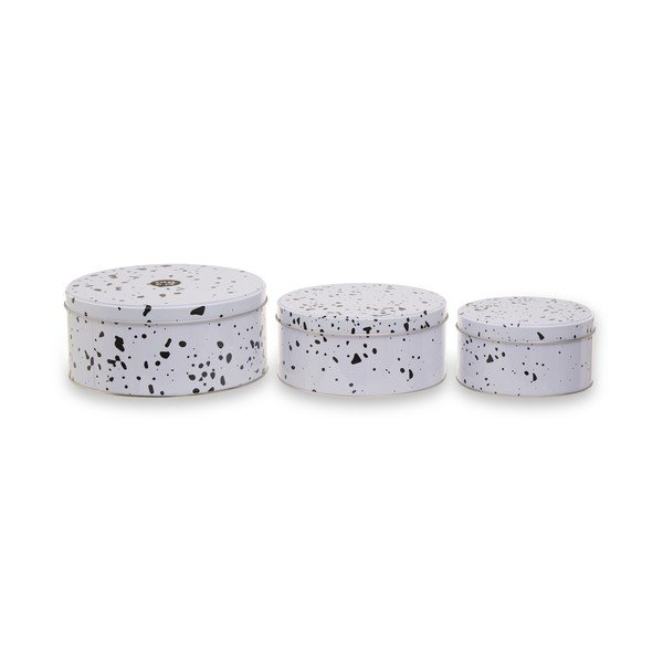 Метални кутии в комплект 3 бр. за торти Speckled – Premier Housewares-image-1