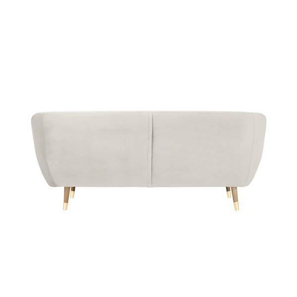 Диван от кремаво кадифе , 188 cm Benito - Mazzini Sofas-image-4