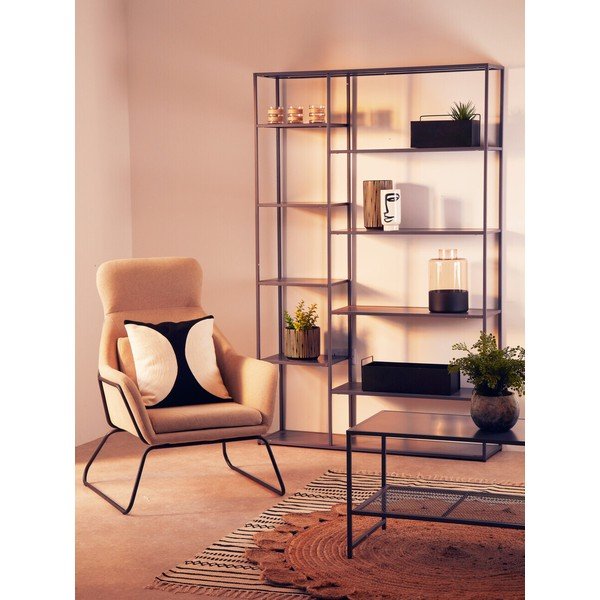 Сив стоманен стелаж 120x188x30 cm Acero – Premier Housewares-image-1