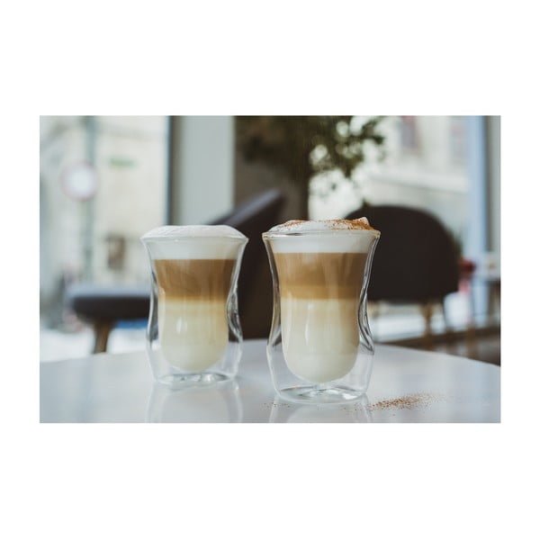 Стъклени чаши в комплект 6 бр. с двойни дъна 250 ml – Vialli Design-image-2