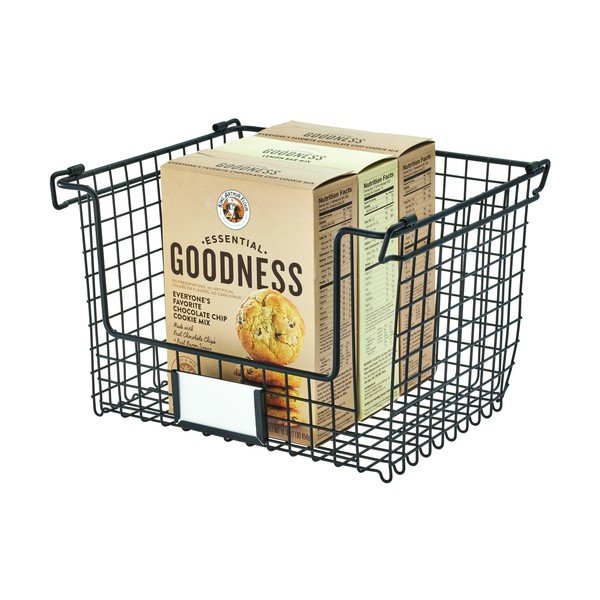 Черна метална кошница , 31 x 25,5 cm Classico - iDesign-image-3